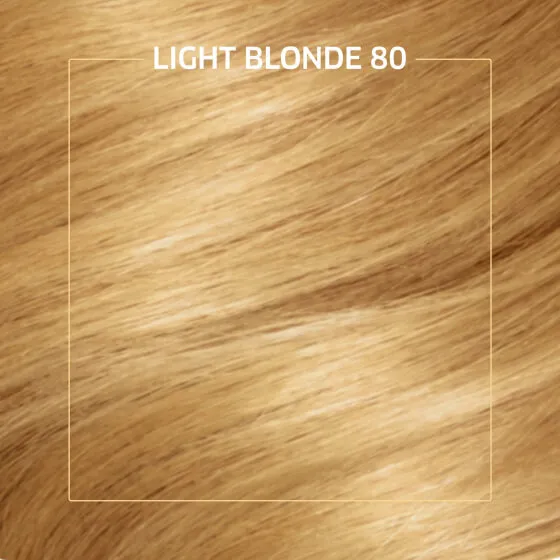 Permanent Hair Color Cream Light Blonde 80