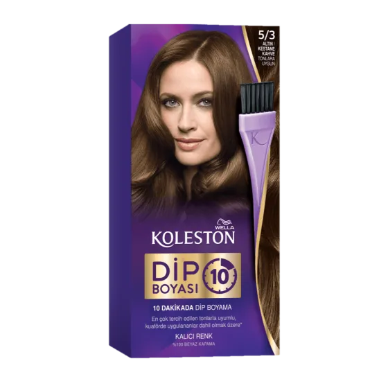 Root Touch Up 10 Permanent Color Cream Light Golden Caramel Brown