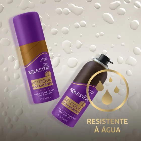 Spray Retoque Instantâneo Louro Escuro