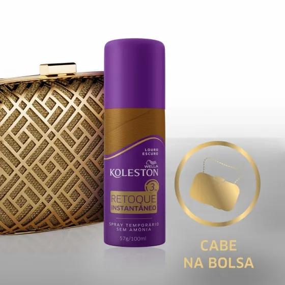 Spray Retoque Instantâneo Louro Escuro