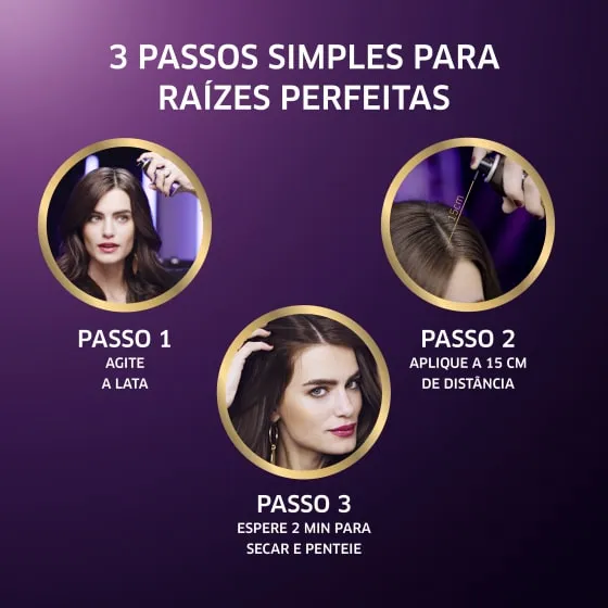 Spray Retoque Instantâneo Louro Escuro