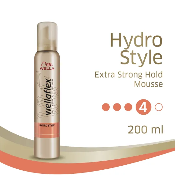 Hydro Style Extra Strong Hold Mousse 200 ml
