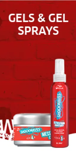 Wella Shockwaves Gels & Gel Sprays