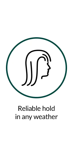 Reliable hold in any weather icon