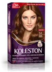 Coloração Creme Castanho Dourado Acobreado 54