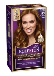 Crema de color permanente 53 Atardecer castaño dorado