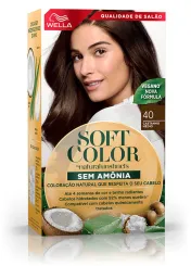 Soft Color, coloração sem amônia com ingredientes naturais: Castanho Médio