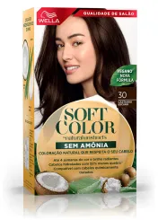 Soft Color, coloração sem amônia com ingredientes naturais: Castanho Escuro
