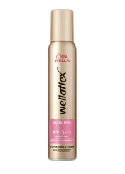 Goldene Schaumfestigerdose von Wellaflex von der Sensitive Reihe, mit dem Haltegrad 3.