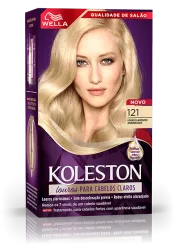 Coloração Creme Louro Claríssimo Acinzentado 121