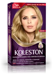 Coloração Creme Louro Cinza Claro 81