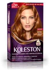 Coloração Creme Chocolate Acobreado 674