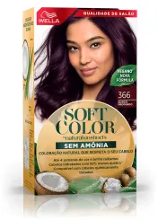 Soft Color, coloração sem amônia com ingredientes naturais: Bordô Profundo