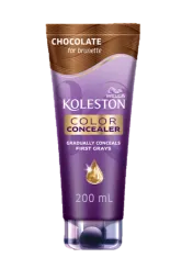 Color Concealer Chocolate for brunette with argan, coconut and macadamia oils conditioner 200 ml