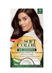 Soft Color, Natural hair color without Ammonia and with 100% Natural Ingredients: Medium Brown