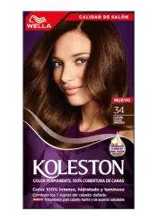 Wella Koleston Coloracion Permanente en Crema, 34 Castaño Oscuro Hipnotico